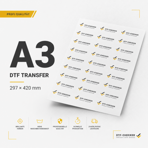 DTF-Transferdrucke A3