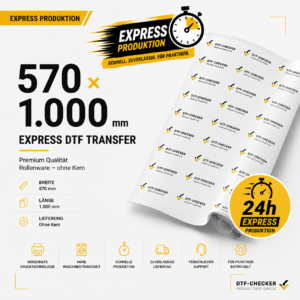 EXPRESS DTF-Transferdrucke 570 x 1.000mm