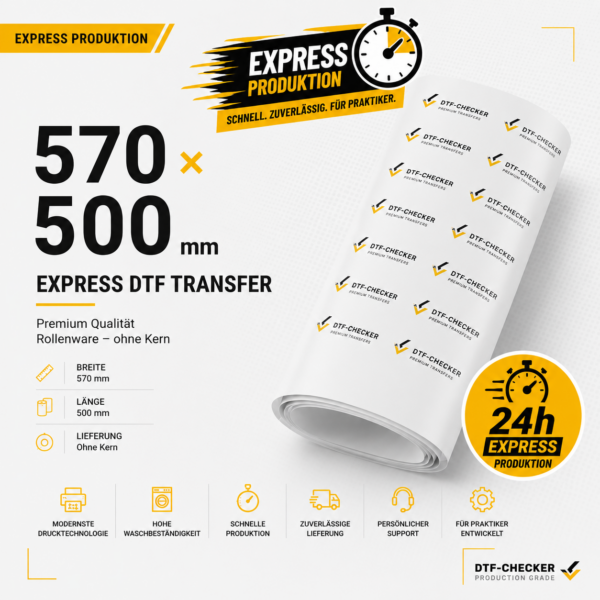 EXPRESS DTF-Transferdrucke 570 x 500mm