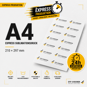 EXPRESS Sublimationsdruck A4